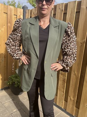 Blazer panter/groen