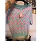 T-shirt roze/mint groen