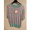 T-shirt roze/mint groen