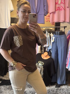 T-shirt/bruin