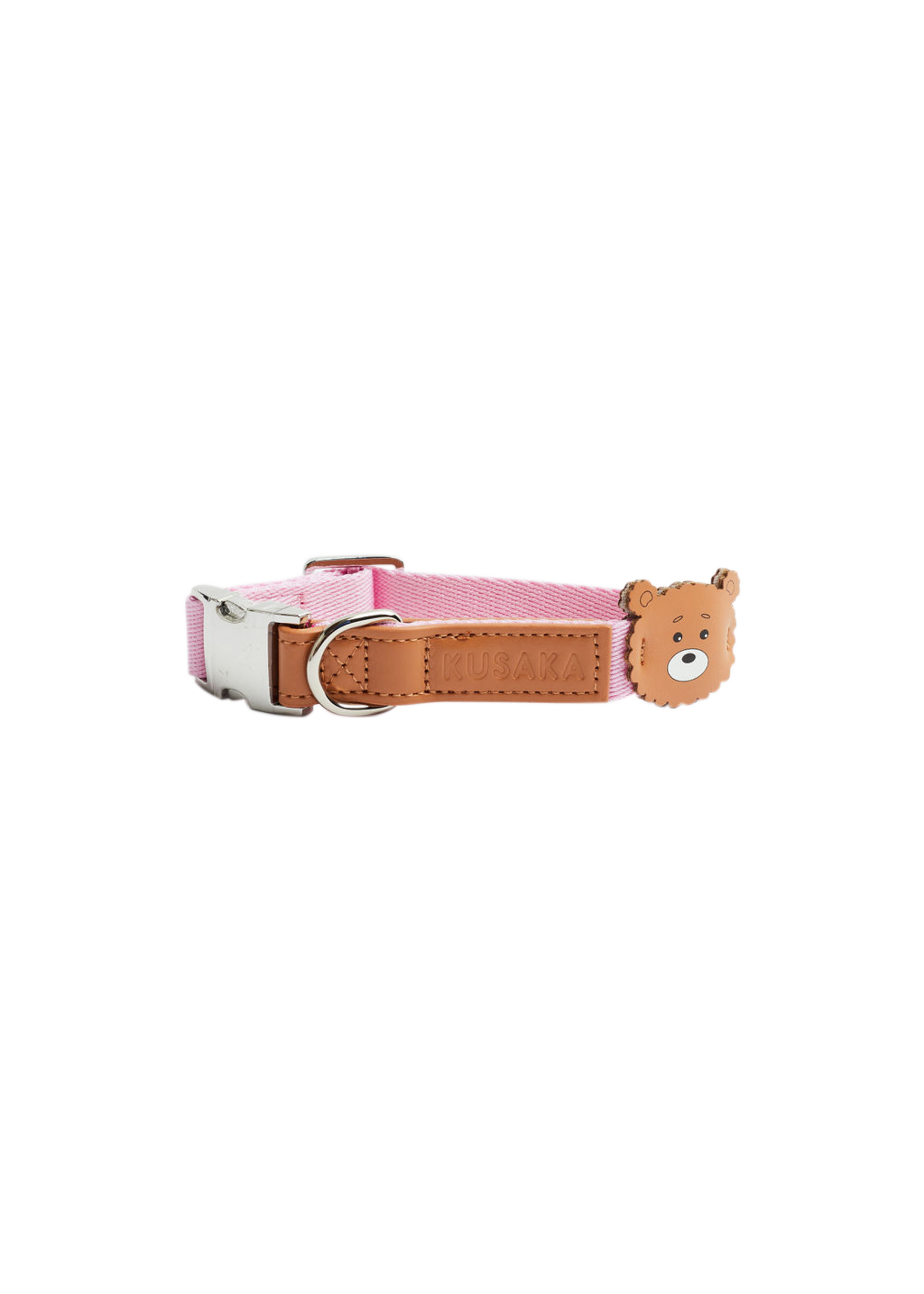 KUSAKA Bear Collar - Taffy Pink
