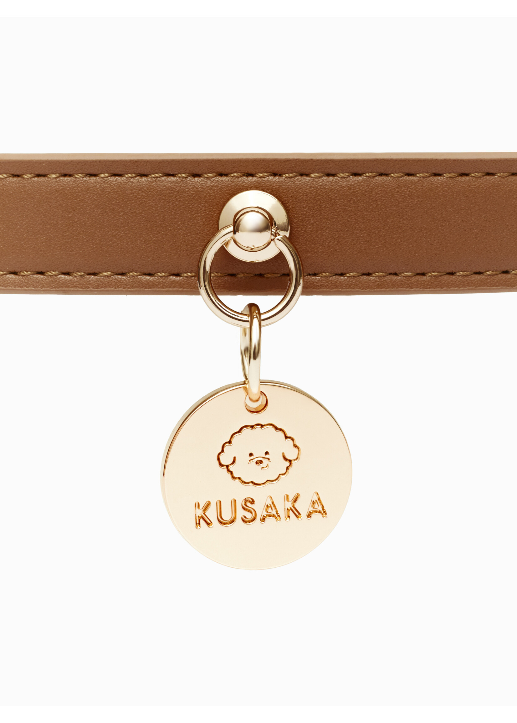 KUSAKA Collar Classy Refined - Toffe brown