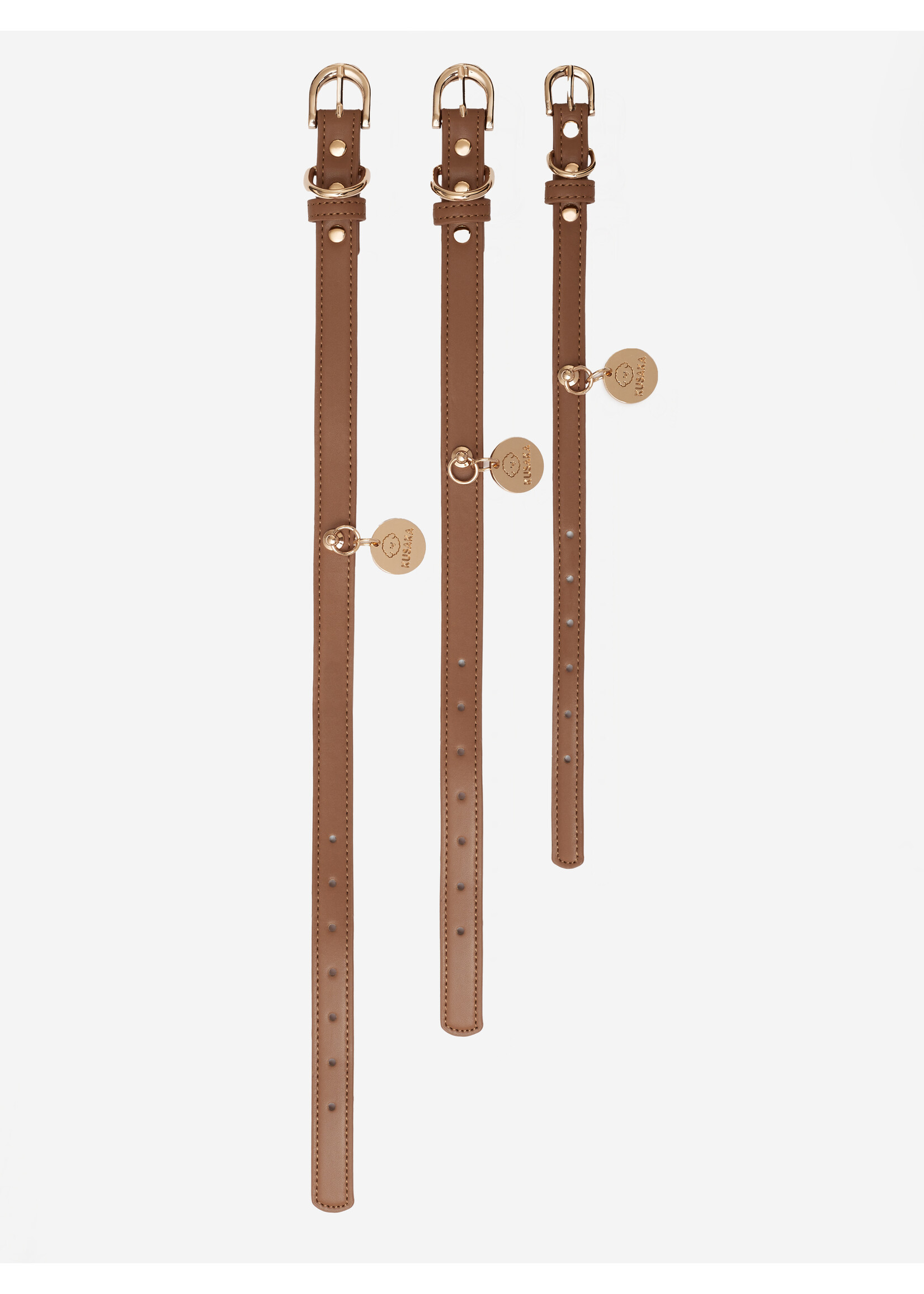 KUSAKA Halsband Classy Refined - Toffe Bruin