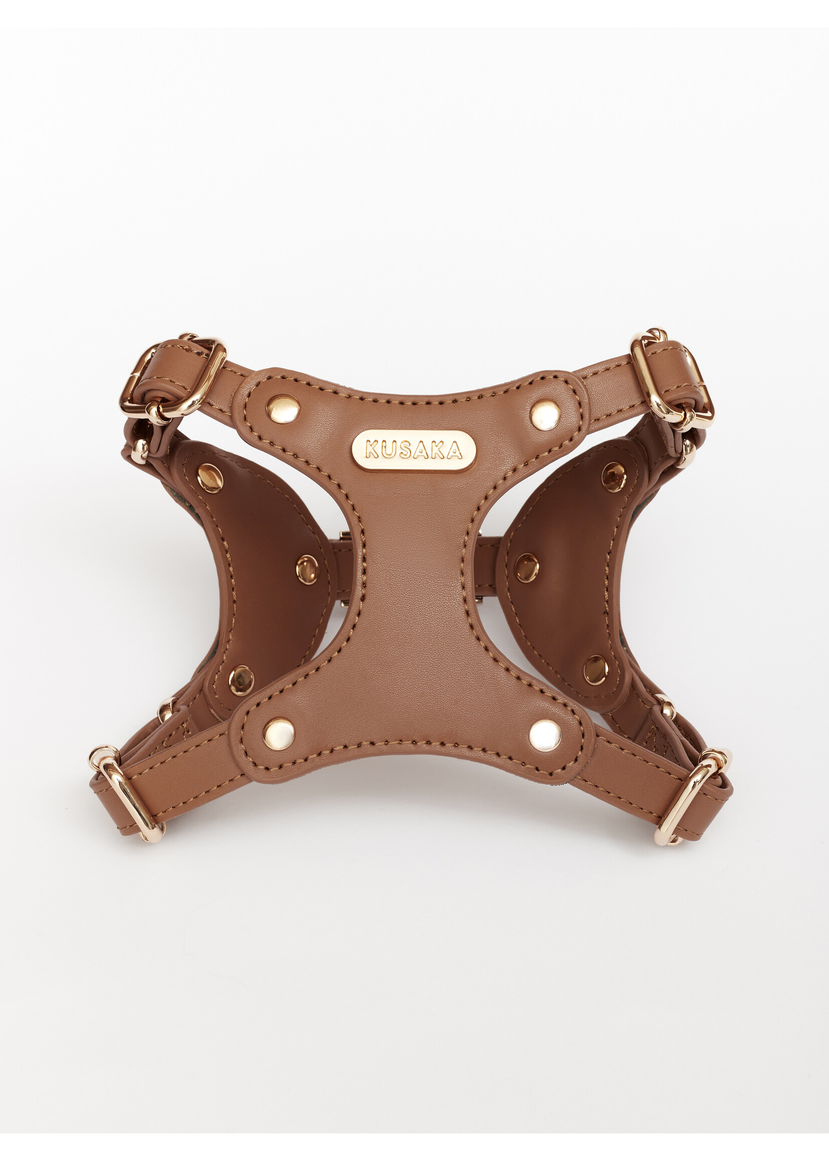 KUSAKA Classy Refined Hondenharnas - Toffe Bruin
