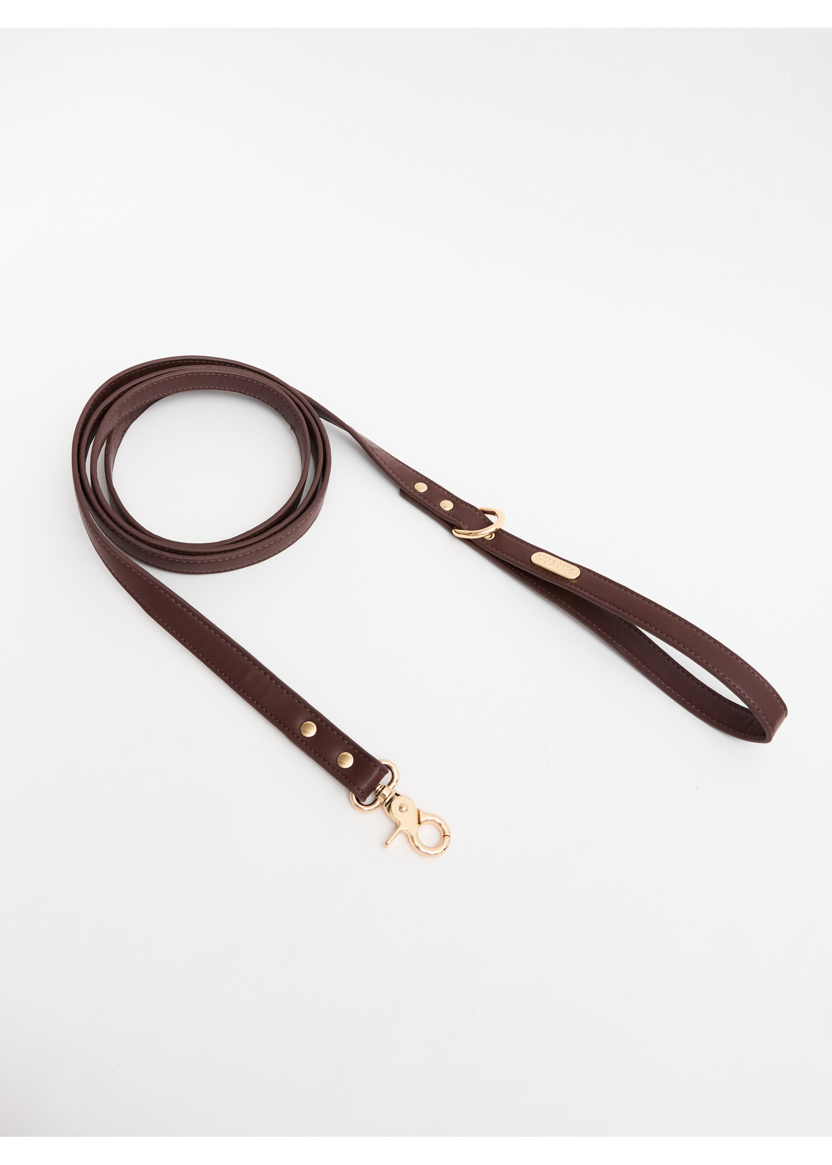 KUSAKA Classy Refined Leash -  Choco