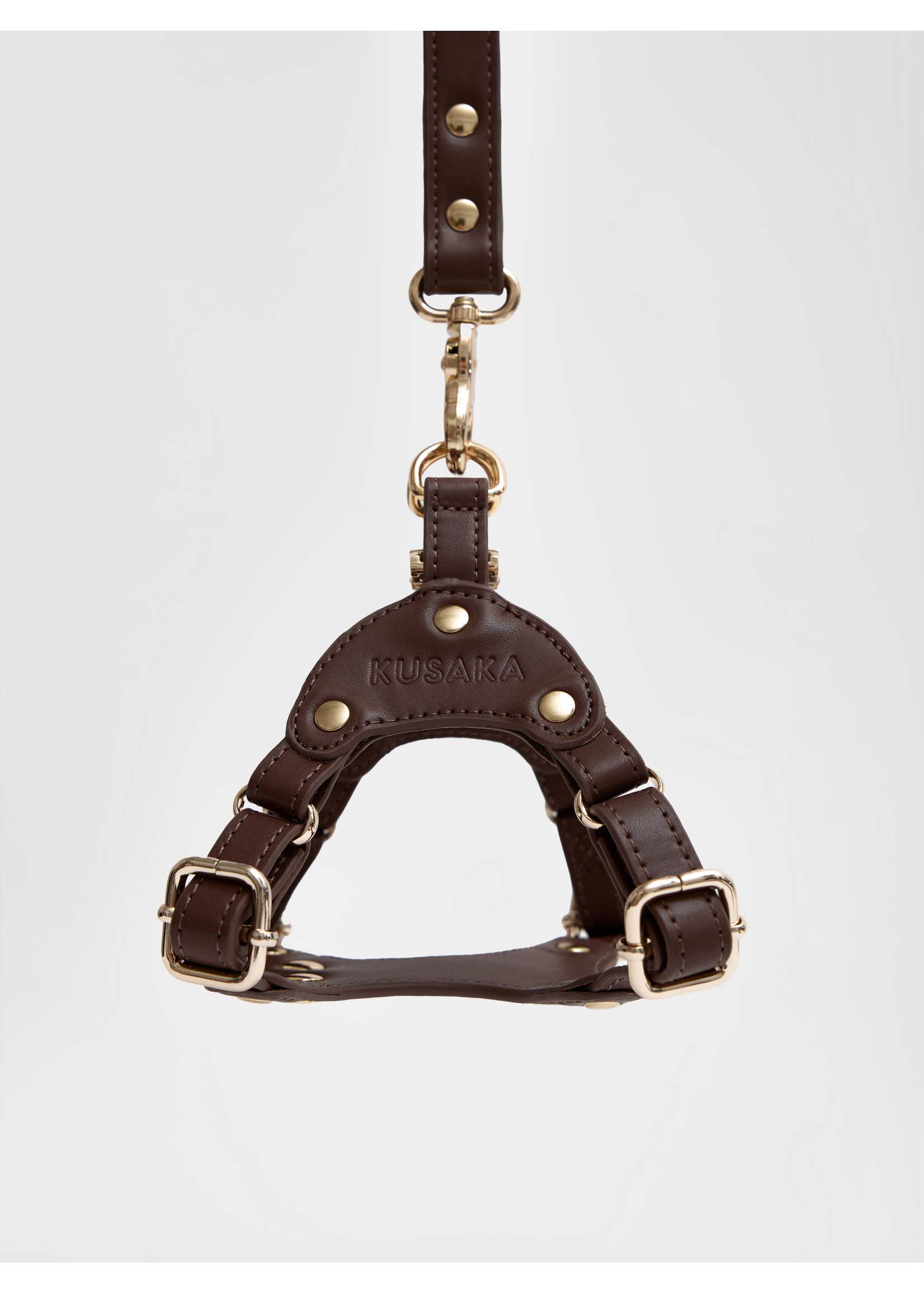 KUSAKA Classy Refined Hondenharnas - Choco