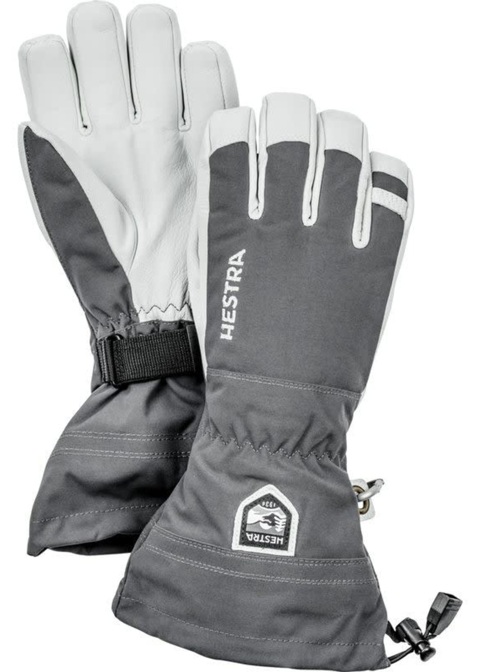 Hestra Hestra Army Leather Heli Ski Grey