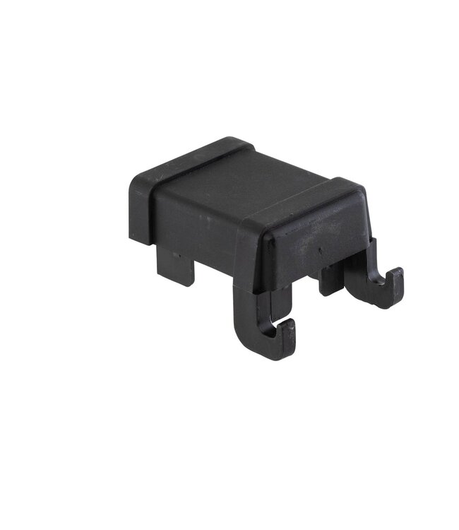 Garmix Tappo con ganci, per pali 40 x 60 mm, nero