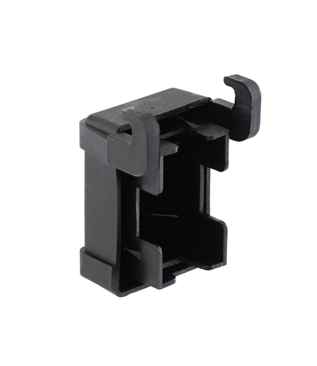 Garmix Tappo con ganci, per pali 40 x 60 mm, nero