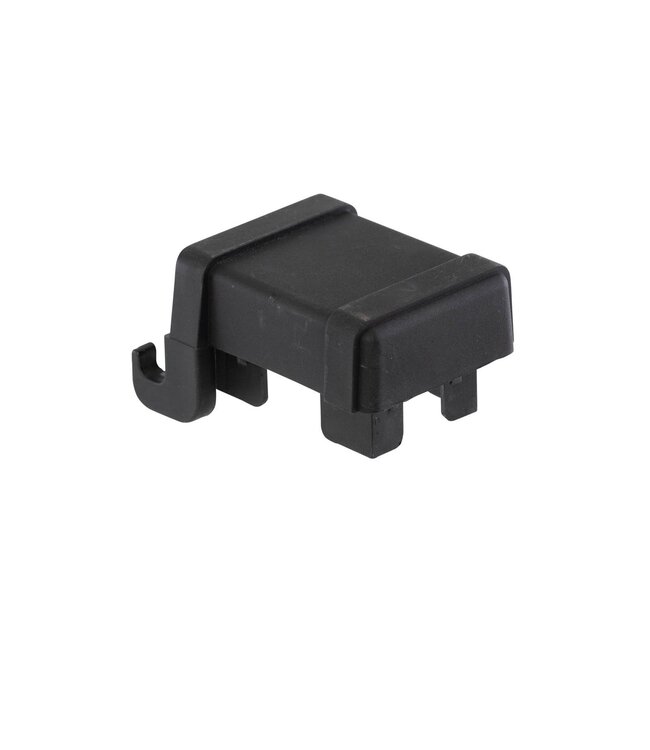 Garmix Tappo con ganci, per pali 40 x 60 mm, nero