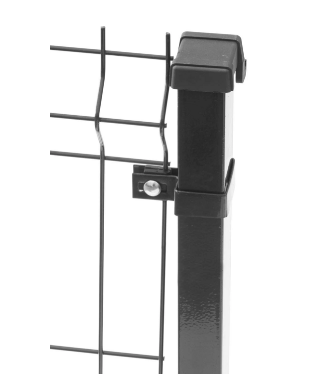 Garmix Collare di fine recinzione 4 x 6 cm nero