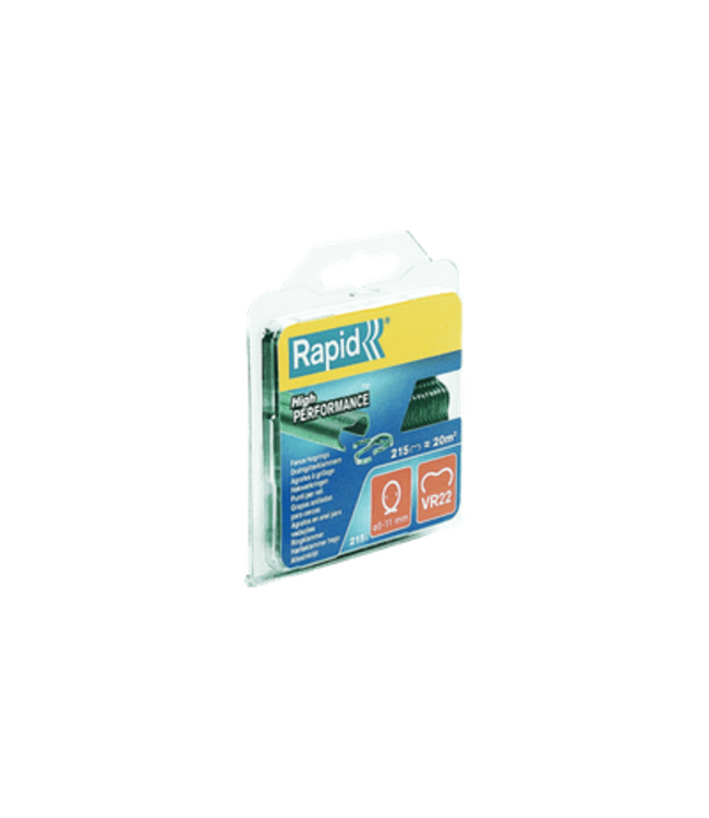 Rapid Confezione anelli VR22 0,215 m verde 215 pezzi