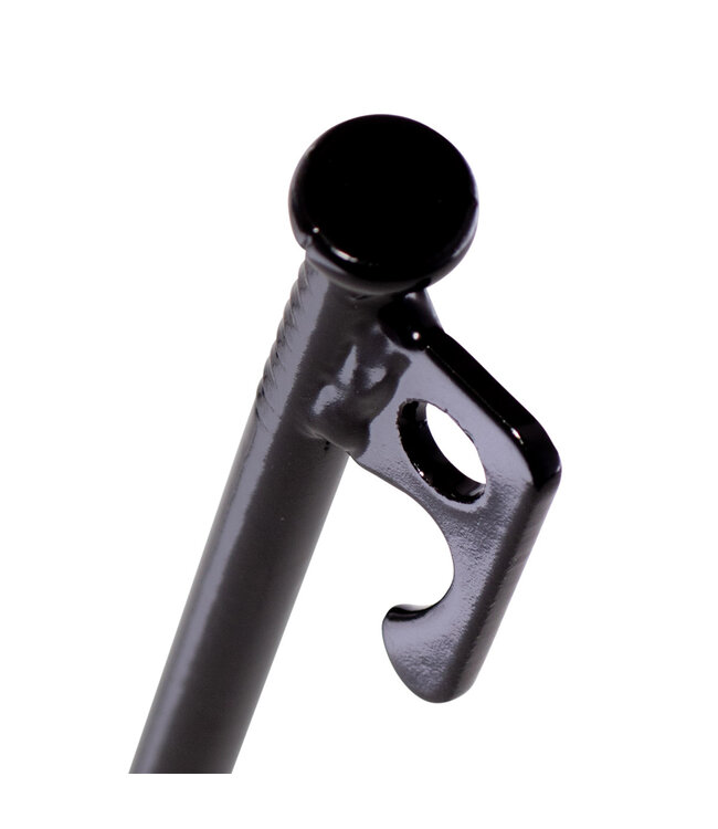 Garmix 8x Picchetto per tenda 9mm 30cm Nero