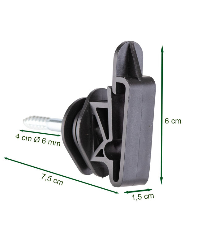 Nastro isolatore da 20 a 40 mm con vite, 25 pezzi