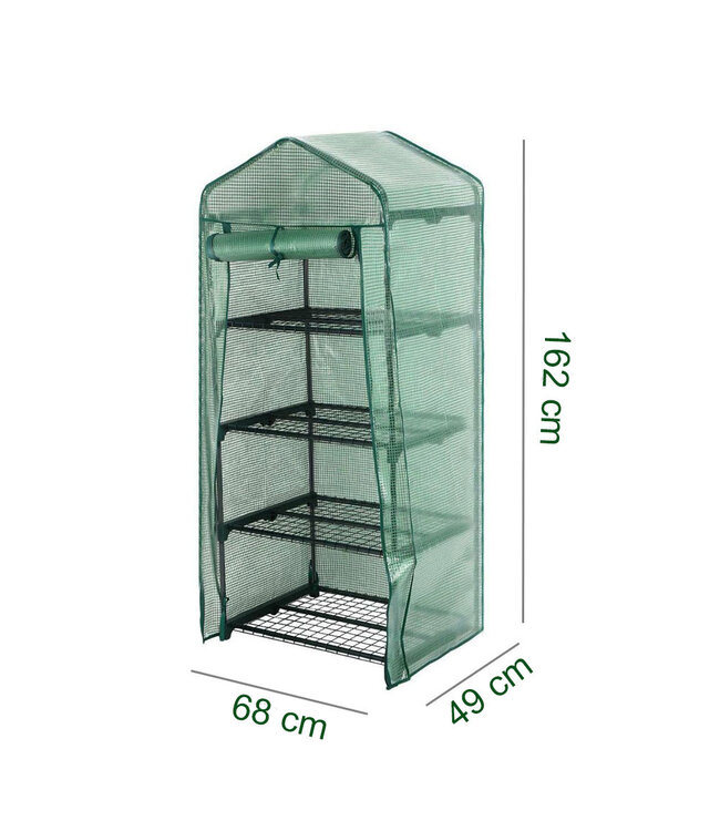 Escala Torre per serre - 4 livelli - altezza 162 cm