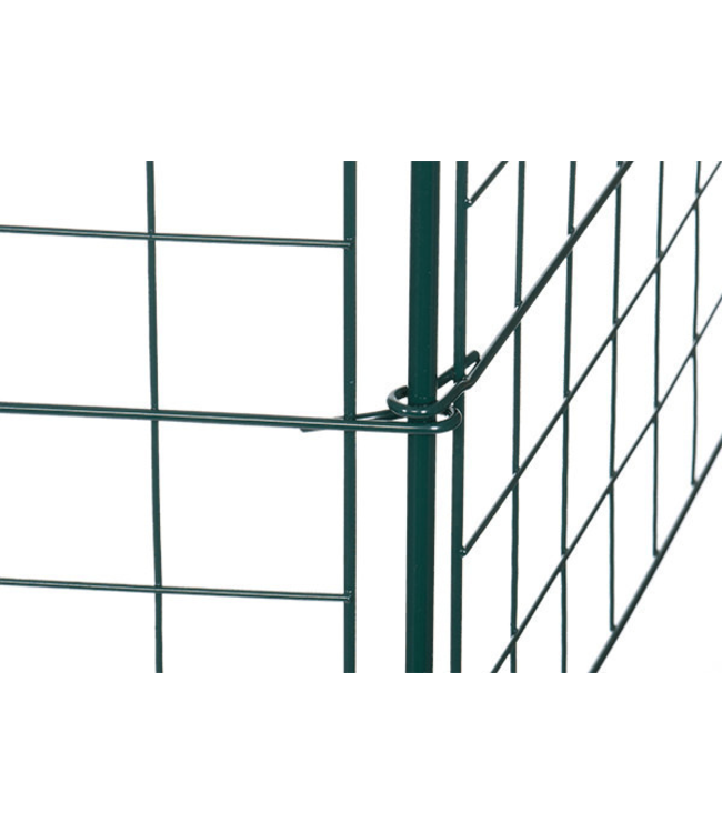 Garmix Rete da giardino Evel 11 pezzi 71x71cm 6X6cm verde