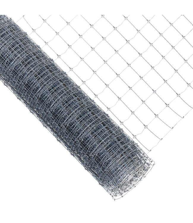Garmix Rete per capre e cavalli 120 cm 13 fili 25 m zincata alta resistenza