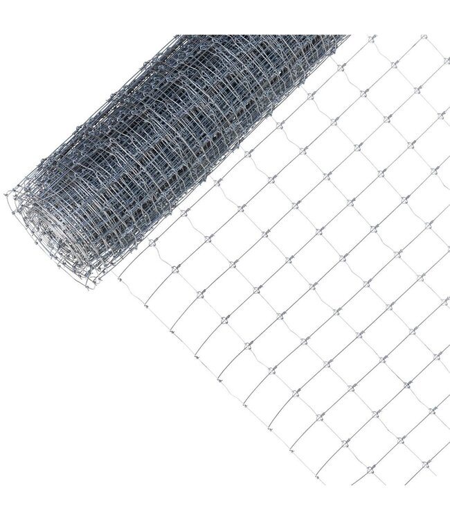 Garmix Rete per capre e cavalli 120 cm 13 fili 25 m zincata alta resistenza
