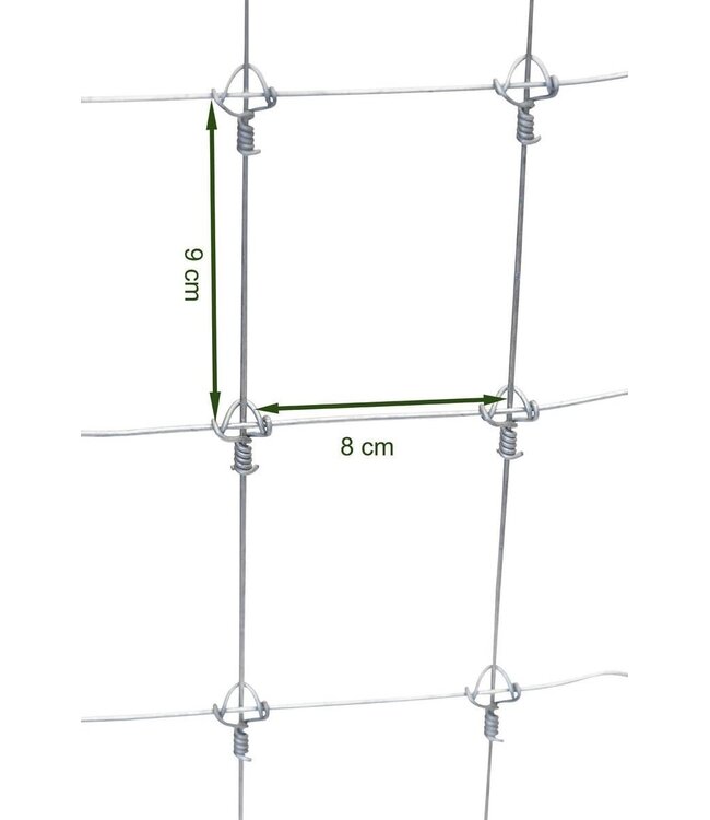 Garmix Rete per capre e cavalli 100 cm 11 fili 25 m zincata alta resistenza
