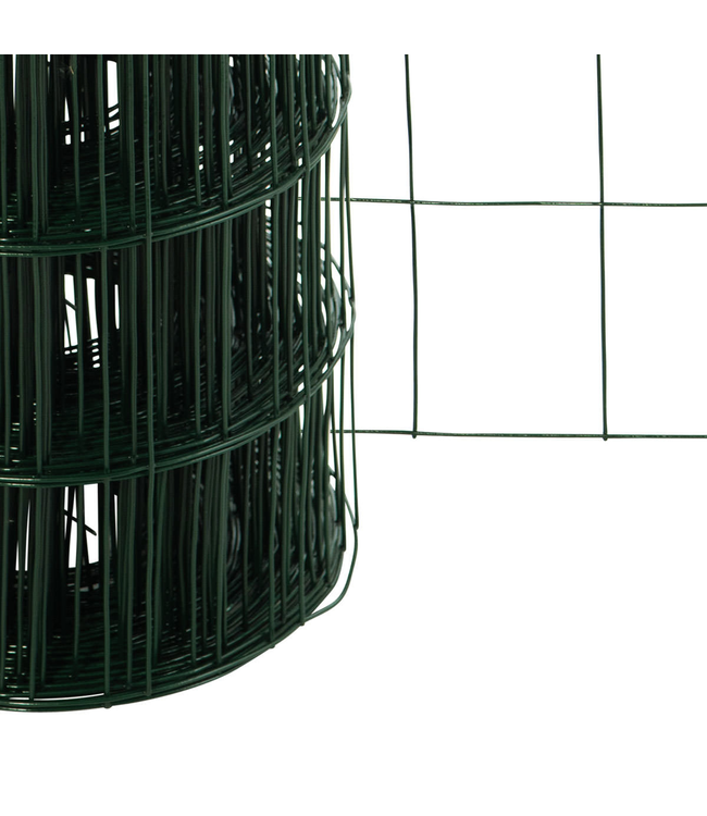 Garmix Rete da giardino verde 100 x 75 mm 120 cm 2 mm 25 m