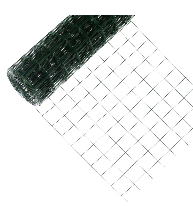 Garmix Rete da giardino verde 100 x 75 mm 80 cm 2 mm 25 m