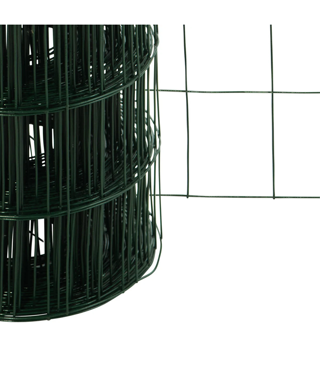 Garmix Rete da giardino verde 100 x 75 mm 60 cm 2 mm 25 m