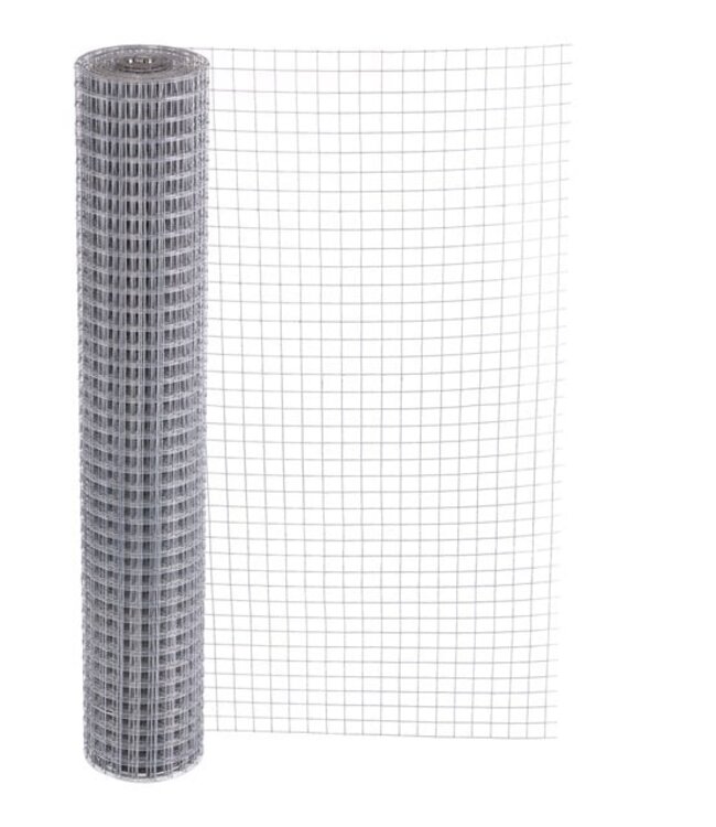 Garmix Rete da voliera 25 x 25 mm 1,45 mm 100 cm x 10 m zincata