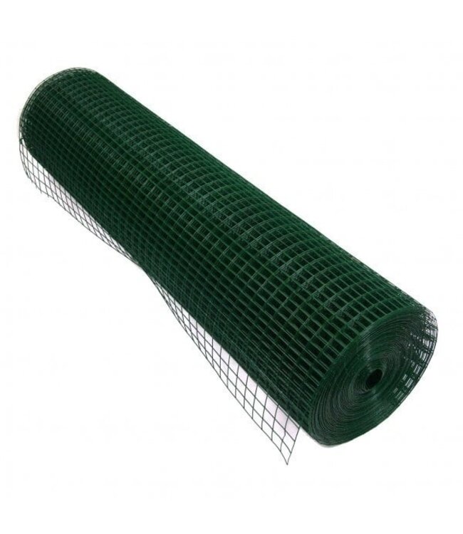 Rete da voliera 12 x 12 mm 1,05 mm 50 cm 10 m verde