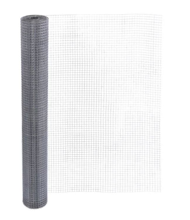 Garmix Rete da voliera 12 mm / 0,7 mm / 100 cm / 10 m zincata