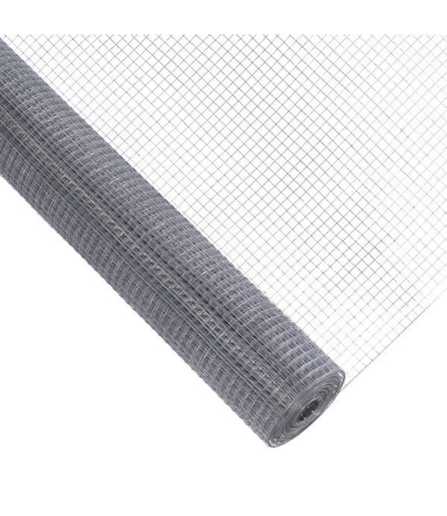 Garmix Rete da voliera 12 mm / 0,7 mm / 100 cm / 10 m zincata