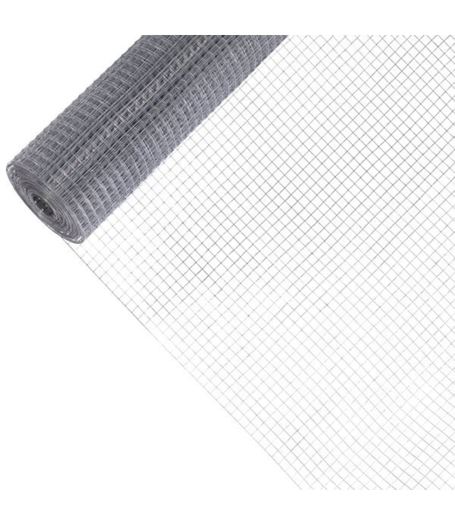 Garmix Rete da voliera 12 mm / 0,7 mm / 100 cm / 10 m zincata