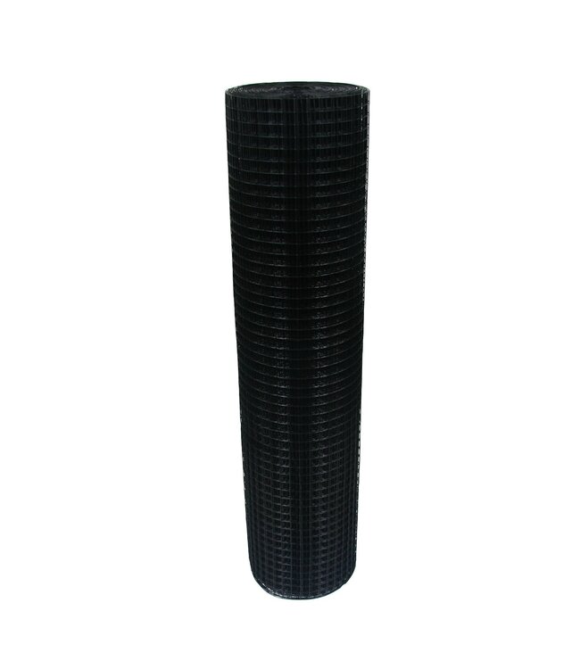 Garmix Rete da voliera 19 x 19 mm 1,2 mm 100 cm x 25 m nero