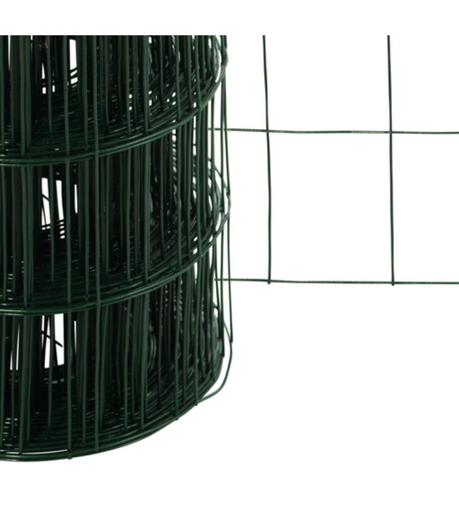 Garmix Rete da giardino verde 100 x 75 mm 150 cm 2 mm 25 m