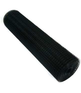 Garmix Rete da voliera 19 x 19 mm 1,45 mm 100 cm x 10 m nero