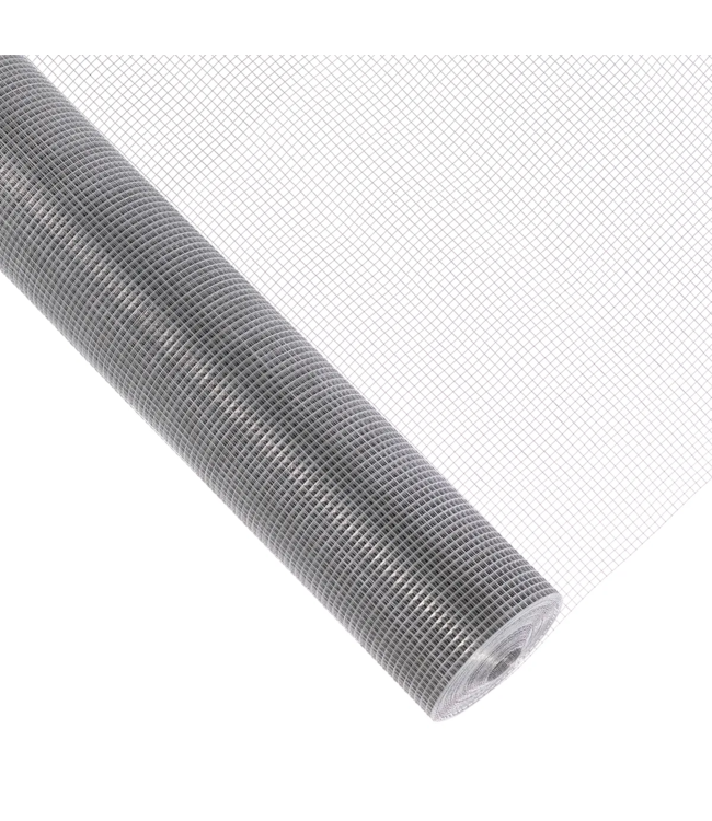 Garmix Rete da voliera 9 x 9 mm 0,8 mm 100 cm x 25 m zincata