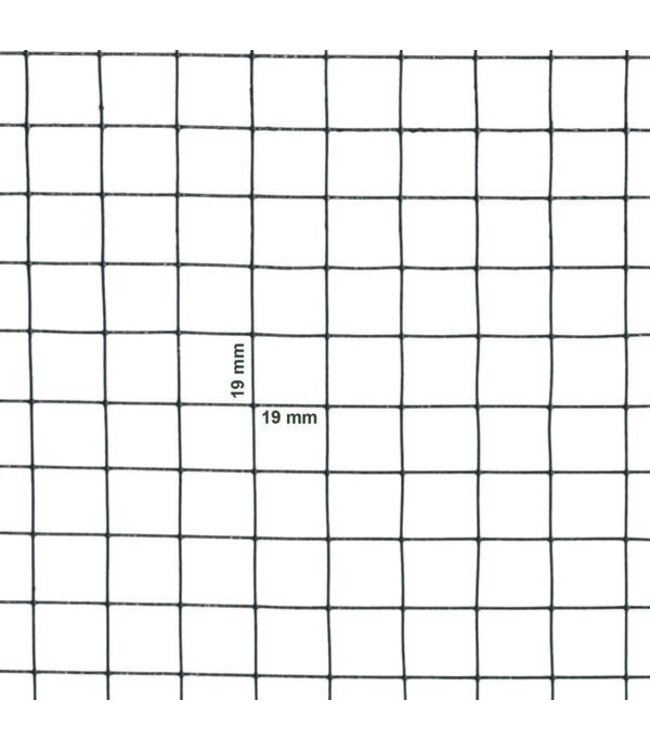 Rete da voliera 19 x 19 mm 1,2 mm 50 cm 25 m verde