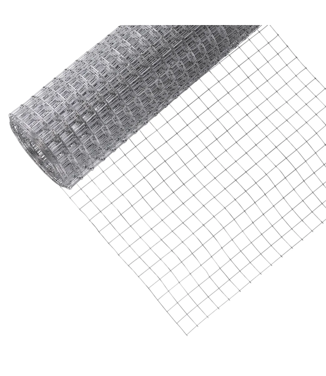 Garmix Rete da giardino 50 x 50 mm 1,4 mm 100 cm x 25 m zincata