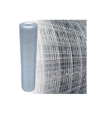 Garmix Rete da voliera 12 x 12 mm 1,4 mm 100 cm x 5 m zincata