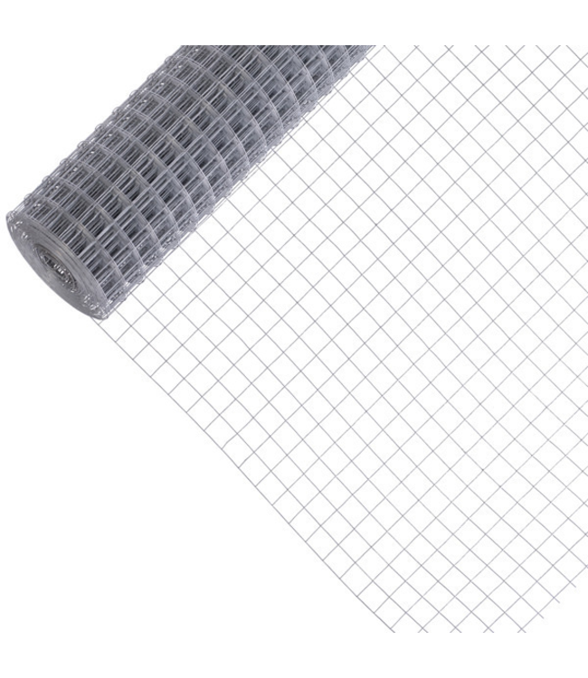 Garmix Rete da voliera 12 mm / 1,0 mm / 50 cm / 25 m zincata