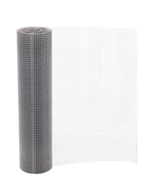 Garmix Rete da voliera 12 x 12 mm 0,7 mm 50 cm x 25 m Zincata