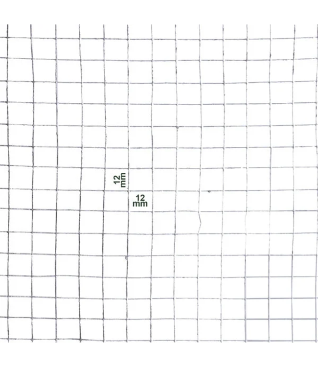 Garmix Rete da voliera 12 mm / 0,7 mm / 100 cm / 25 m zincata