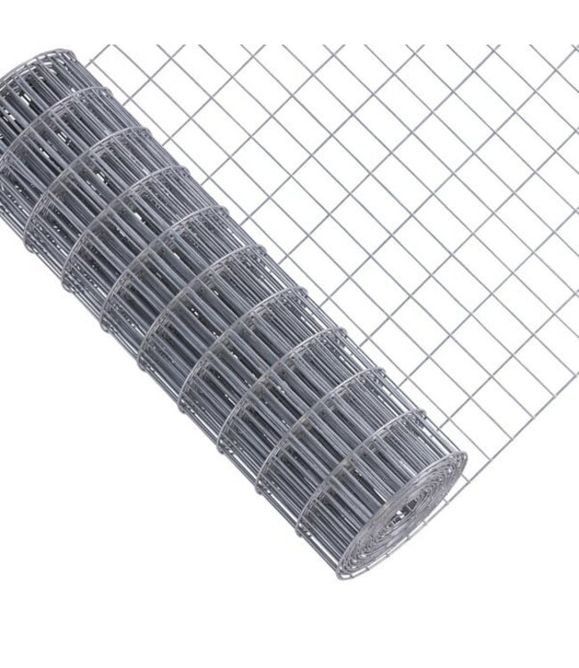 Garmix Rete da voliera 5 x 50 mm 2,1 mm 50 cm x 5 m zincata