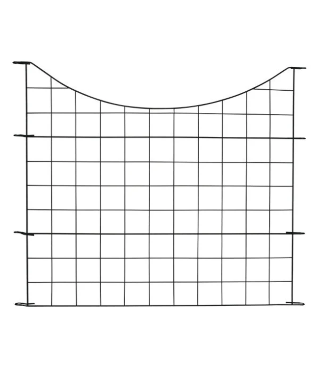 Garmix Rete concava per laghetti e giardini 11 pezzi 71x53cm 6X6cm Nero