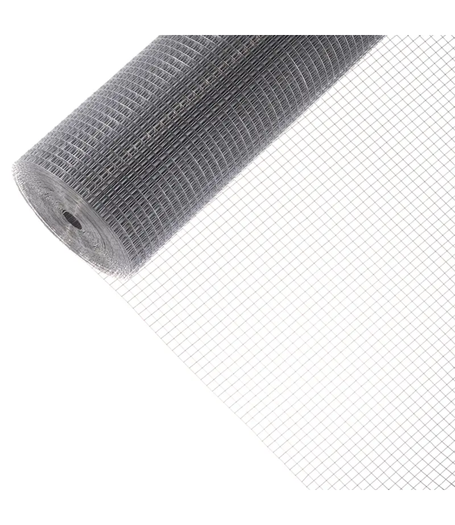 Garmix Garza per voliere 12x12mm 0,80mm 100cm x 25m Zincato