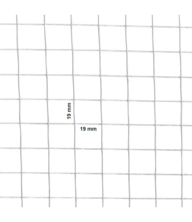 Garmix Rete per voliere 19x19mm 1,45mm 100cm x 20m Zincato