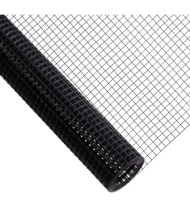 Garmix Rete per voliere 19x19mm 1,45mm 100cm x 25m Nero