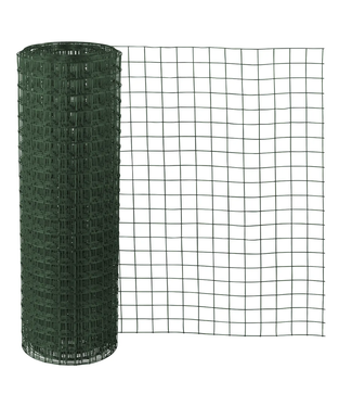 Garmix Rete da giardino 50 x 50 mm 1,65 mm 100 cm x 25 m Verde