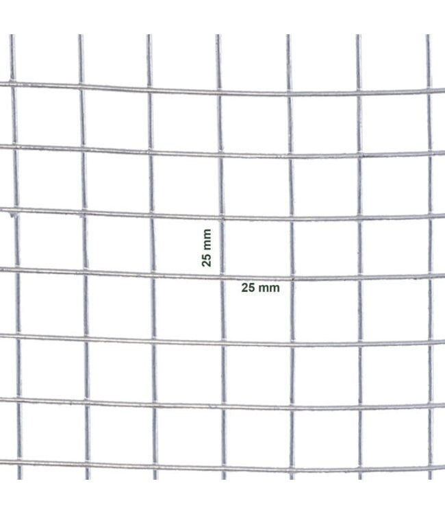 Garmix Garza per voliere 25x25mm 1,50mm 100cm x 25m acciaio inox