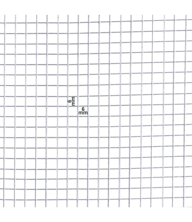 Garmix Rete per ratti e topi 6 x 6 mm 0,70 mm 100 cm x 25 m x acciaio inossidabile