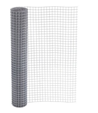 Garza per voliere 25x25mm 2,00mm 100cm x 1m acciaio inox